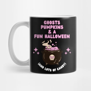 Ghost, Pumpkins and a Fun Halloween Mug